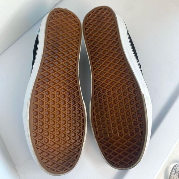 Vans Era Shoe - Black / Hawaiian Ocean Blue Skate Shoes Unisex Streetwear - Picture 10 of 11